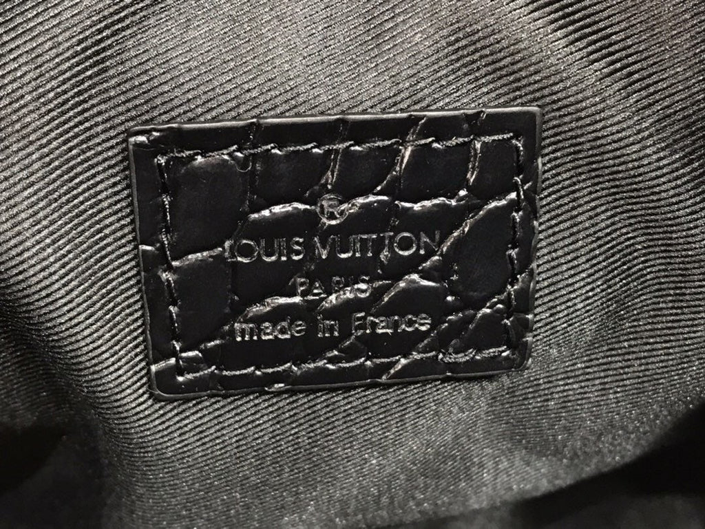 Bag Lv Alligator Mini Soft Trunk Black
