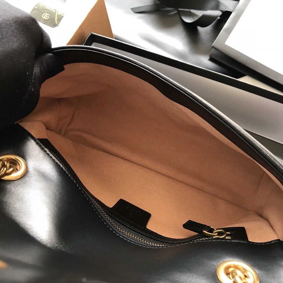 Gucci GG Marmont Small Matelasse Bag Mini Black