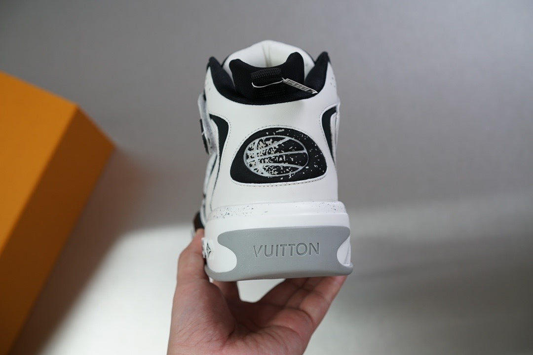 Louis Vuitton LV Trainer High Top White Black