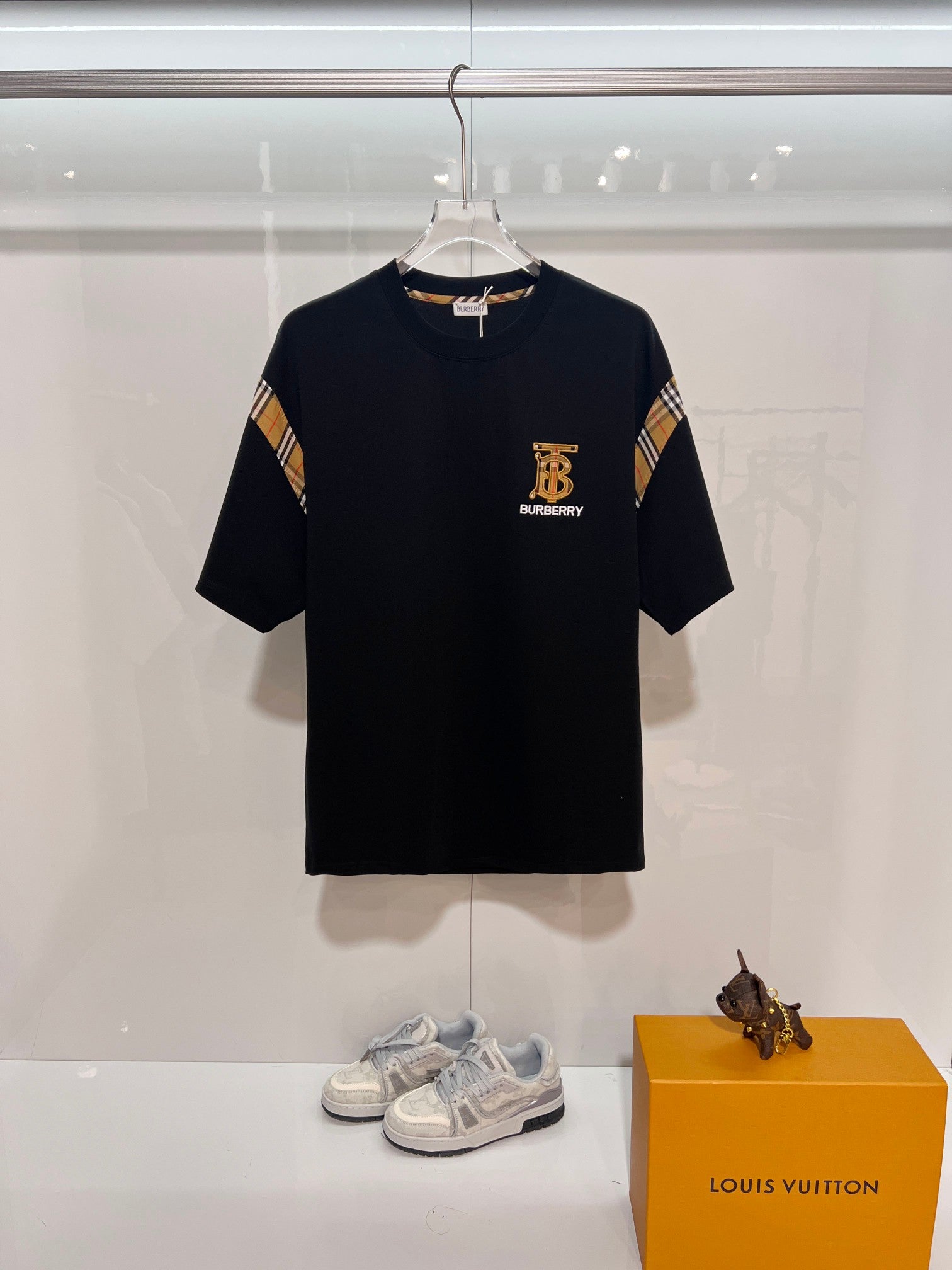 Camiseta Burberry Black Logo Black White