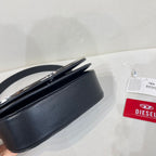 Diesel 1DR Shoulder Bag Nappa Leather Black