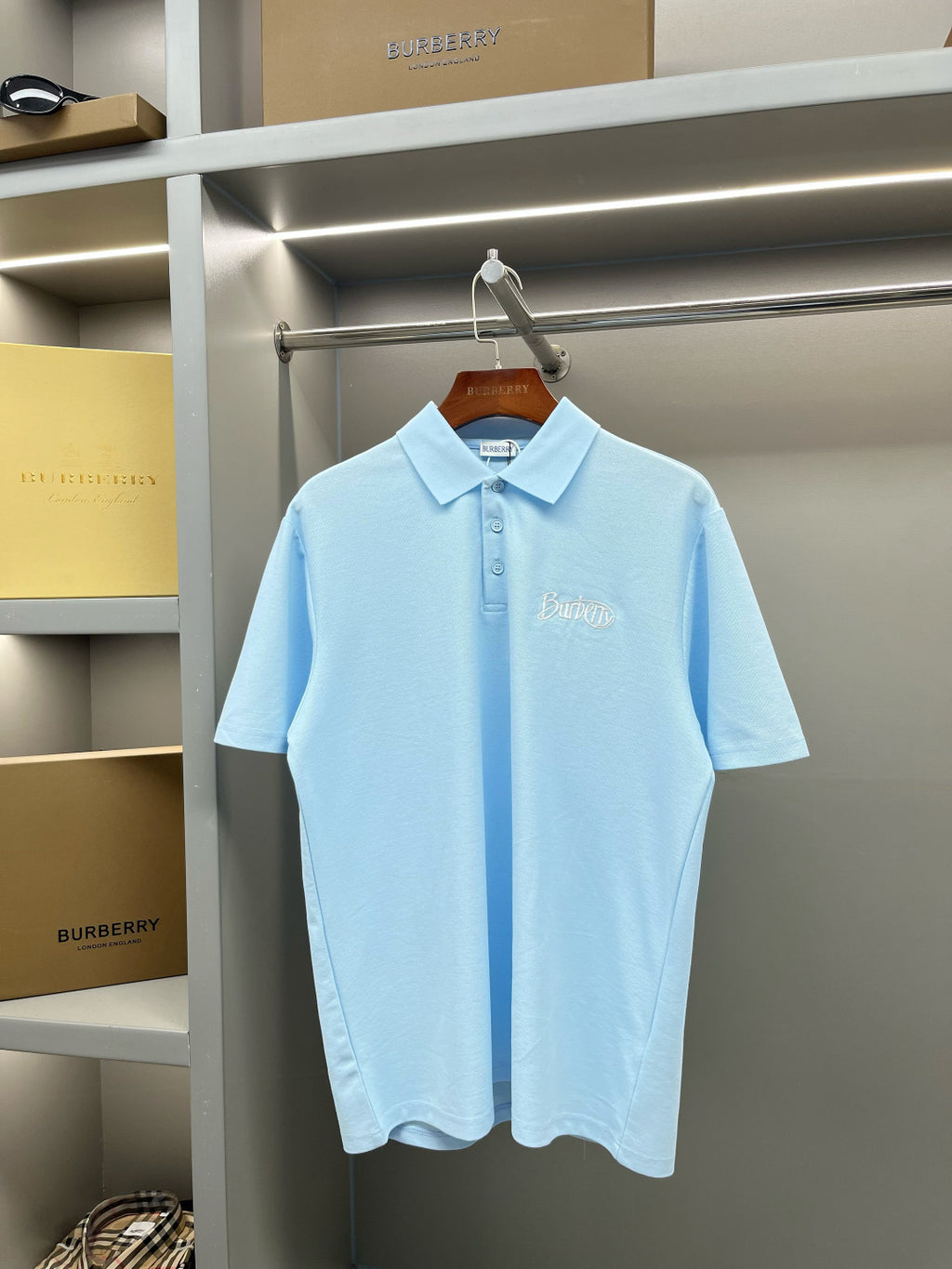 Polo Burberry Social Azul