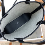 Bolsa Hermès Cabas H Biais 27 White