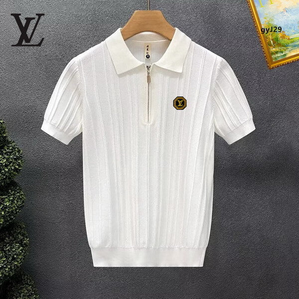 Polo Louis Vuitton T Shirt White Gola Tri
