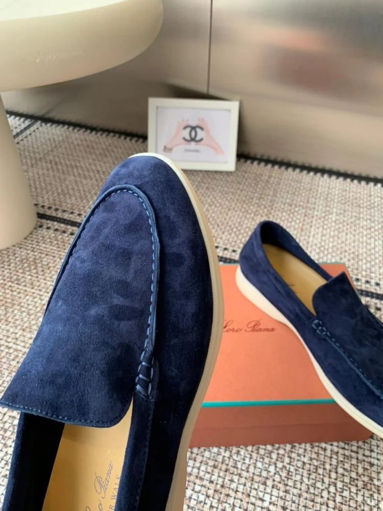 Mocassim Loro Piana Blue Marine