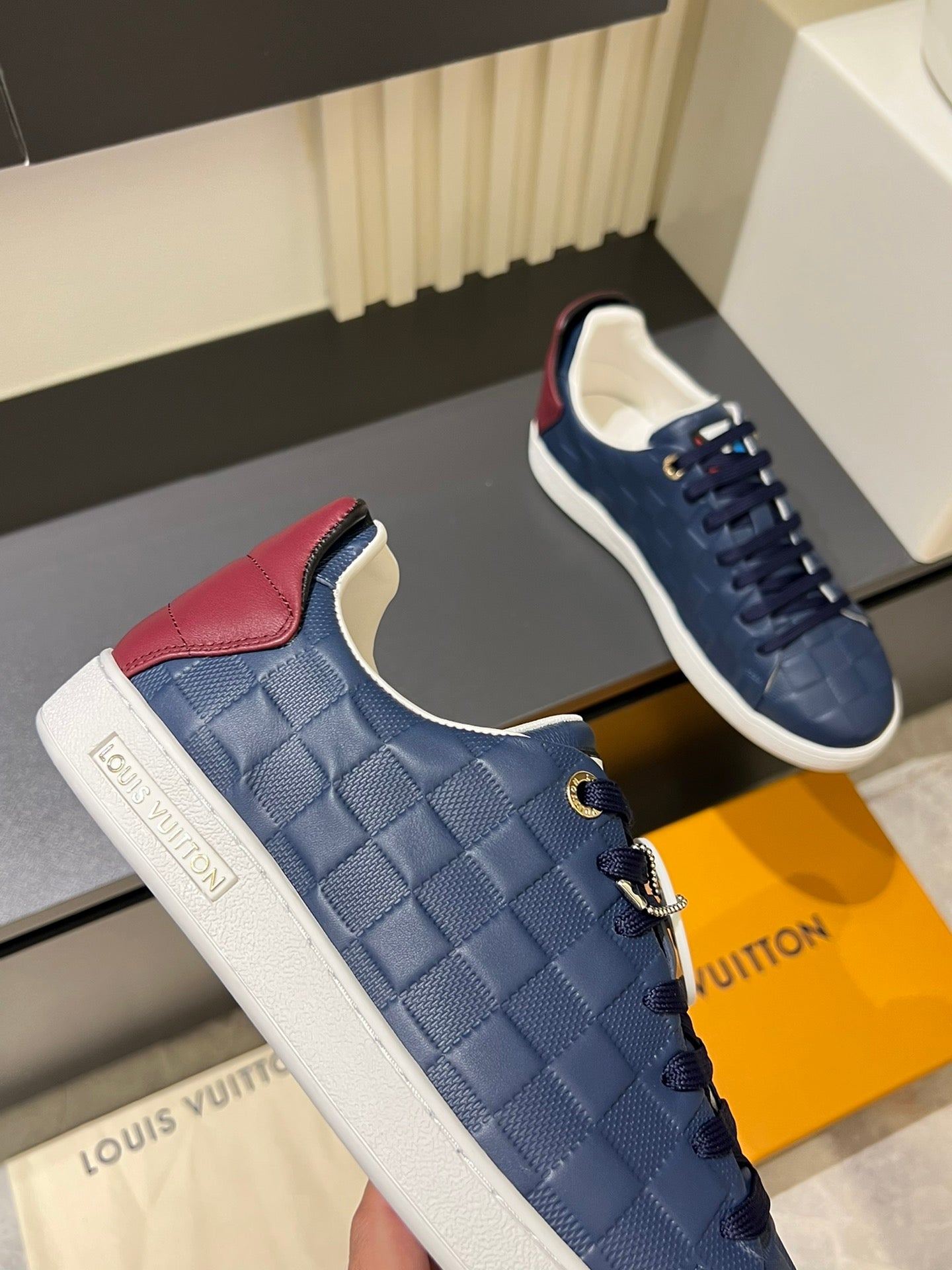 Tenis LV Mirror  Monogram Blue Brown