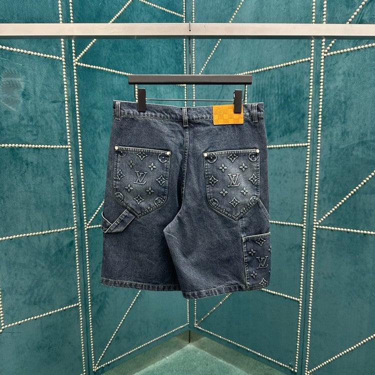 Shorts Louis Vuitton Jeans Blue Denim Monogram