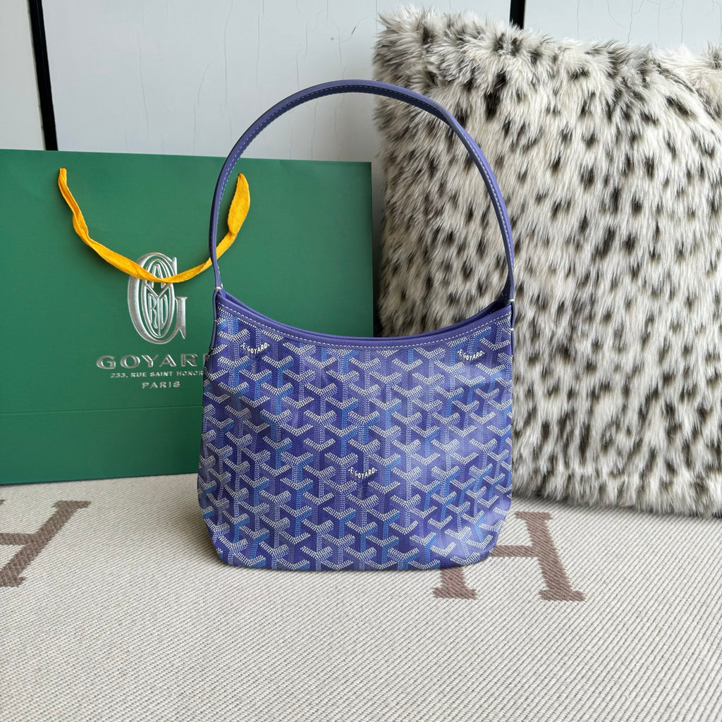 Goyard Necessaire Boheme Hobo Powder Blue