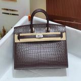 Bolsa Hermes Birkin 25cm P0 Pantine Swift Leather