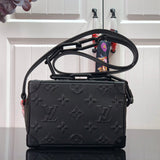 Bag Lv Mini Soft Trunk Monogram Black