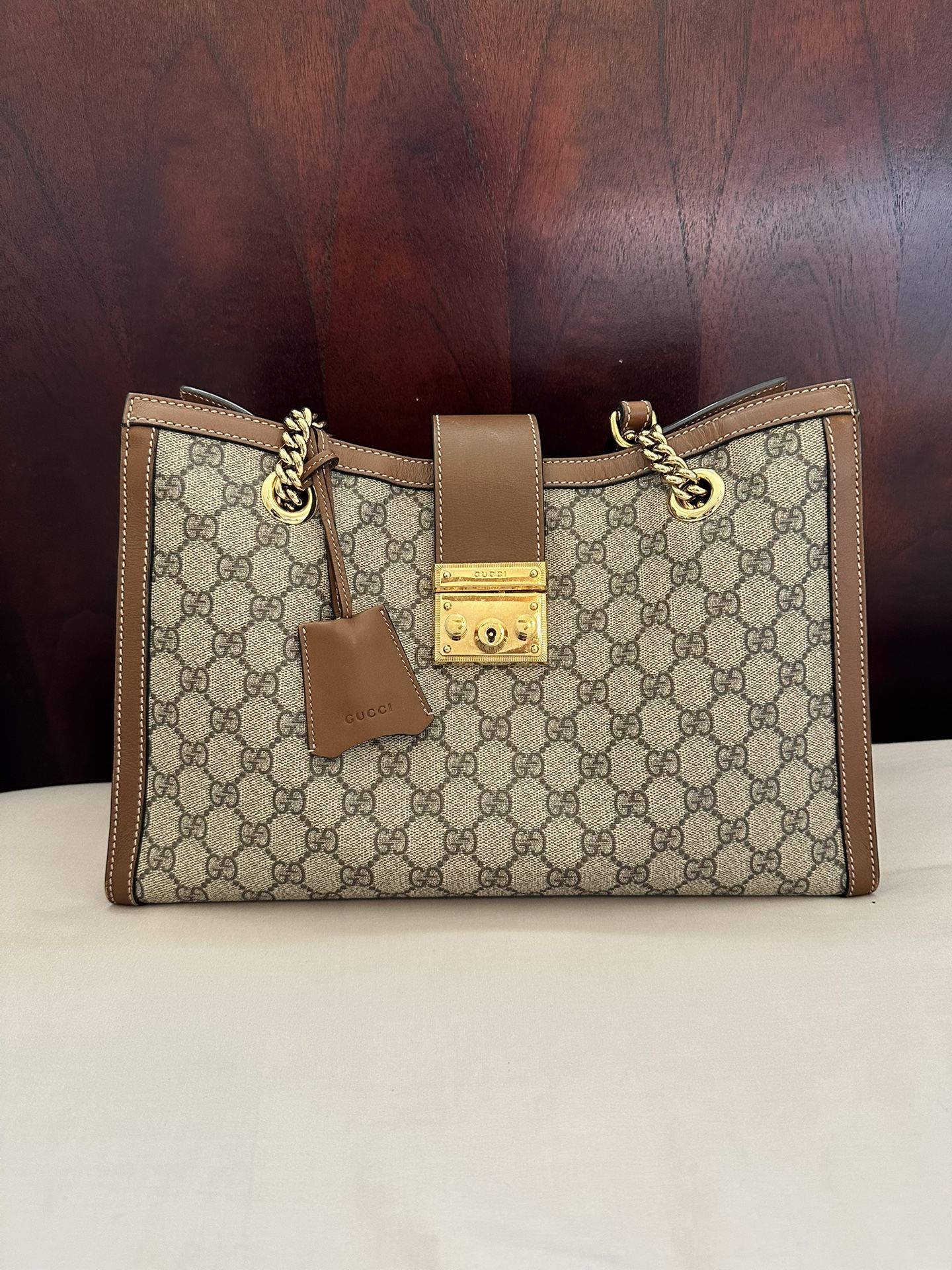 Gucci Padlock Brown Medium Shoulder Bag