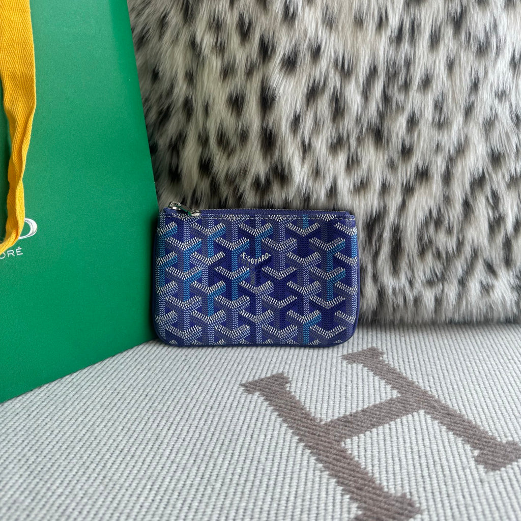 Goyard Senat Nano key pouch multicolored powder Blue