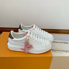 Time Out Debossed Monogram Leather White Pink (Pronta Entrega) Tam 35