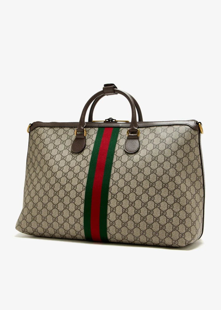 Gucci Savoy Medium Duffle Beige