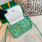 Goyard Plumet Pouch Wallet Multicoloured Bag Green