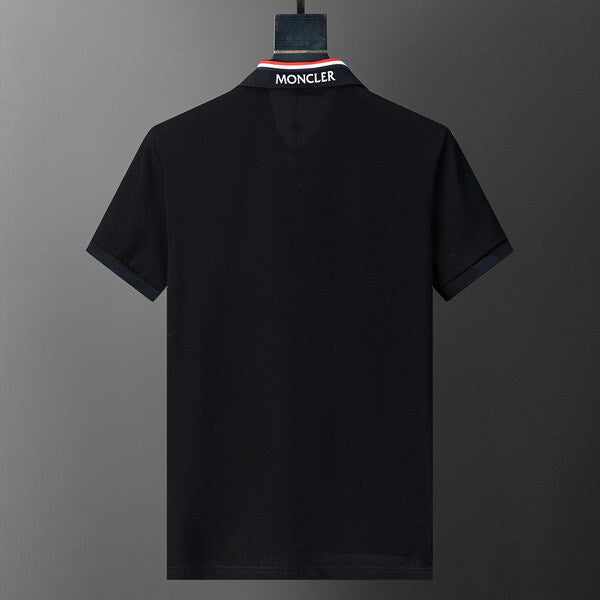 Polo Moncler Logo Black