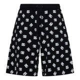 Shorts Dolce Gabbana Logo Black White
