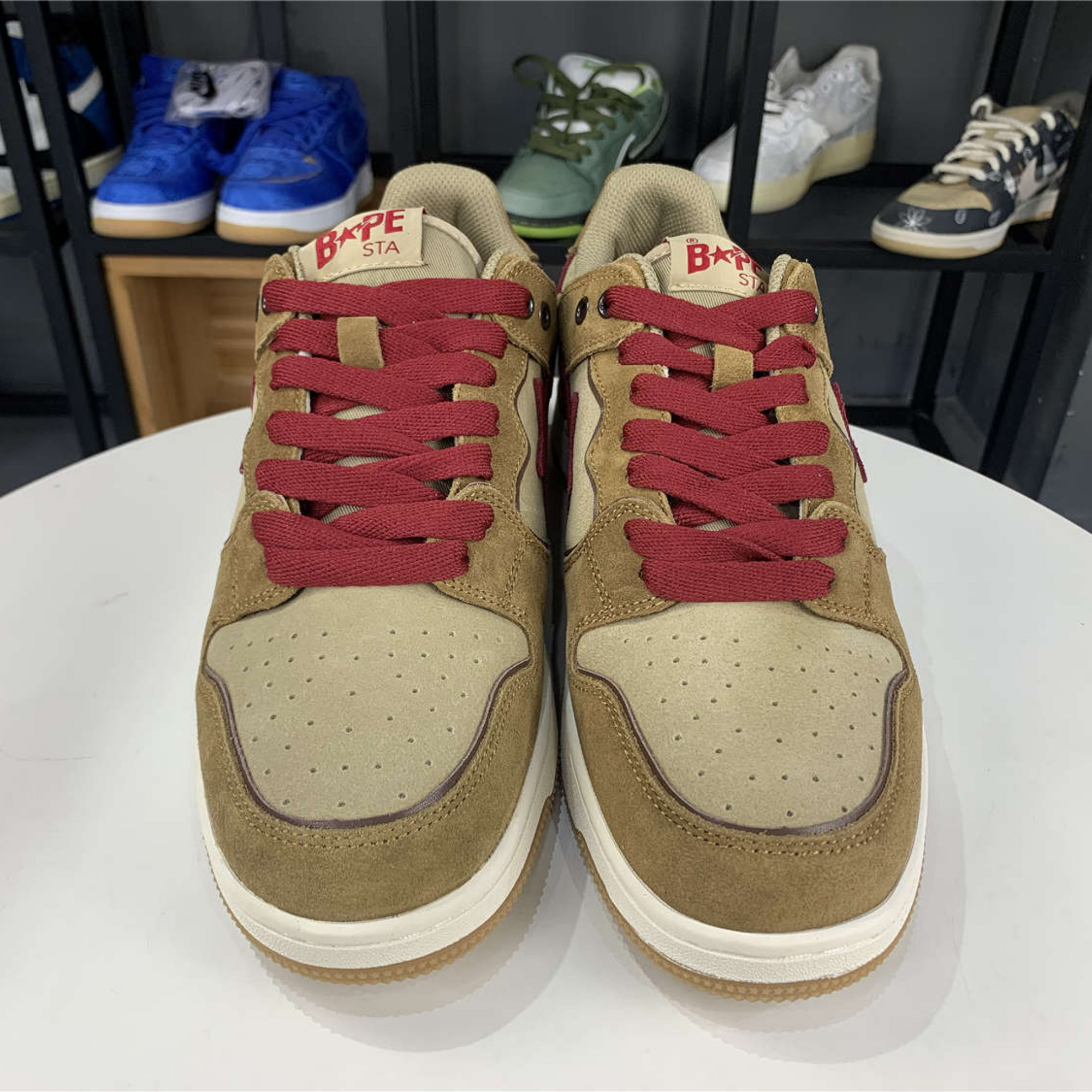A Bathing Ape Sk8 Sta Wheat "Red"