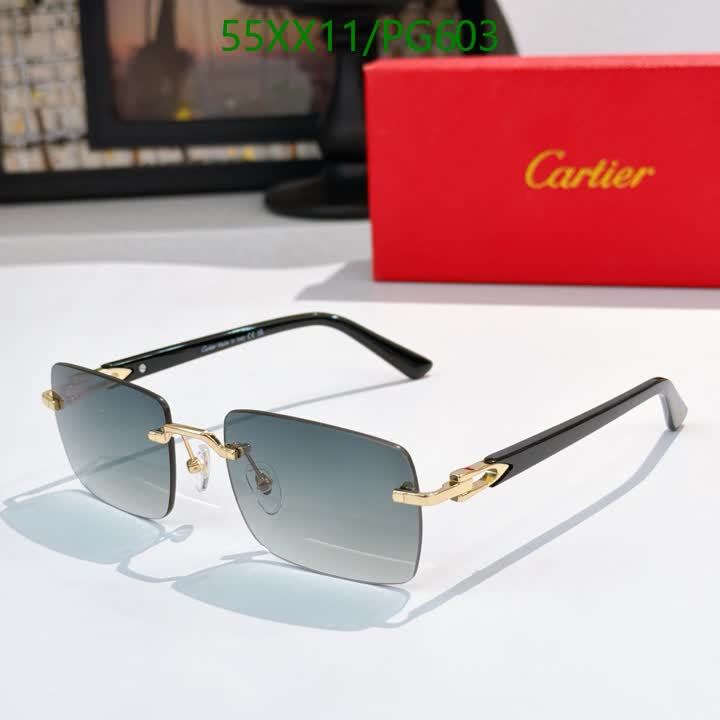 Óculos de sol Cartier CT0579S 005 Sunglasses Gold/Black