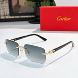 Óculos de sol Cartier CT0579S 005 Sunglasses Gold/Black