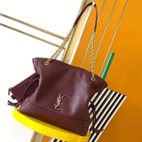 Yves Saint Laurent Jamie Shopping em couro Napa