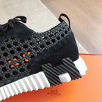 Tenis Hermès Bouncing Furado Black