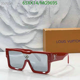 Óculos de sol Louis Vuitton Cyclon Red