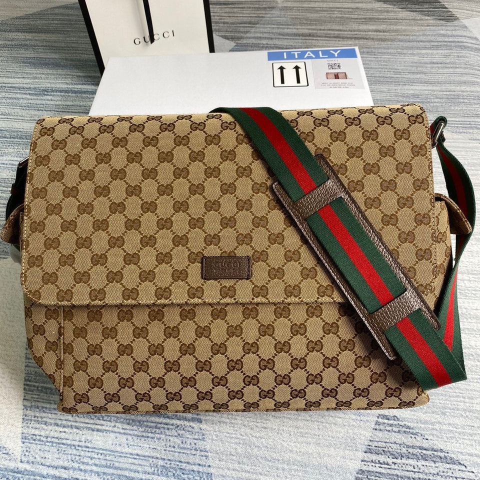 Bag Gucci Messenger Bag GG Beige & Brown