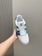 Tênis Louis Vuitton Trainer #54 Low Classic Branco/Azul