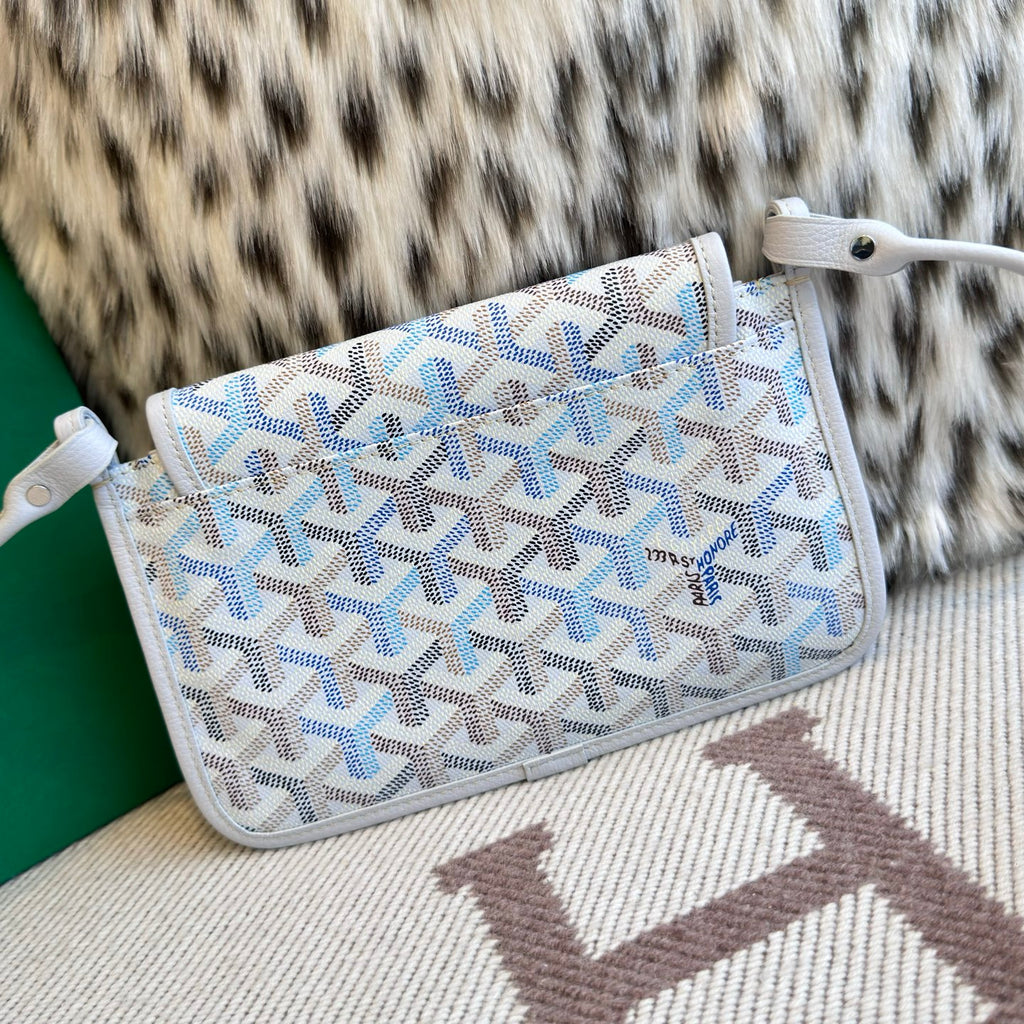 Goyard Plumet Pouch Wallet Multicoloured Bag Light Blue