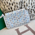 Goyard Plumet Pouch Wallet Multicoloured Bag Light Blue