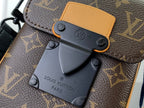 Bag S-lock Vertical Wearable Wallet Monogram Brown
