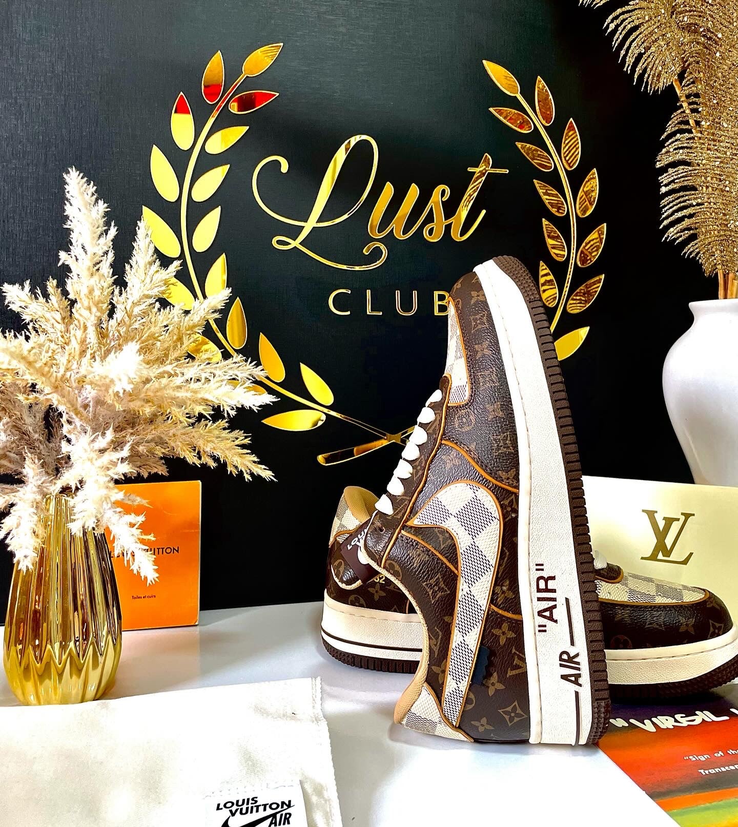 Air Force 1 Low Louis Vuitton Monogram Brown (PRONTA ENTREGA) Tamanho 38