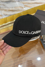 Boné Dolce Gabbana Black Logo White