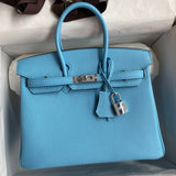 Bolsa Hermes Birkin 30 Togo Blue