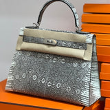 Bolsa Hermès Brand New 25 Ombré Lizard