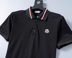 Polo Moncler Logo Black