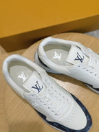 Tênis Louis Vuitton Run Away White/Blue Monogram