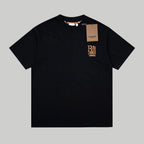 Camiseta Burberry Black Logo Beige (Pronta Entrega) Tam P
