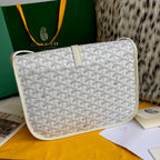 Goyard Belvedere Mm Bag White