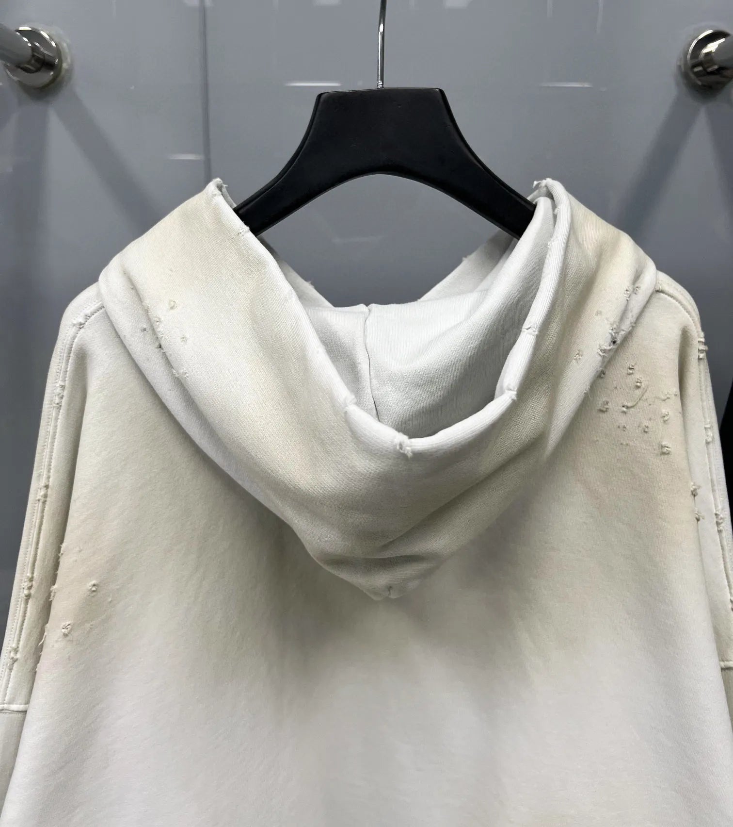 Jaqueta Balenciaga Hoodie White Grey