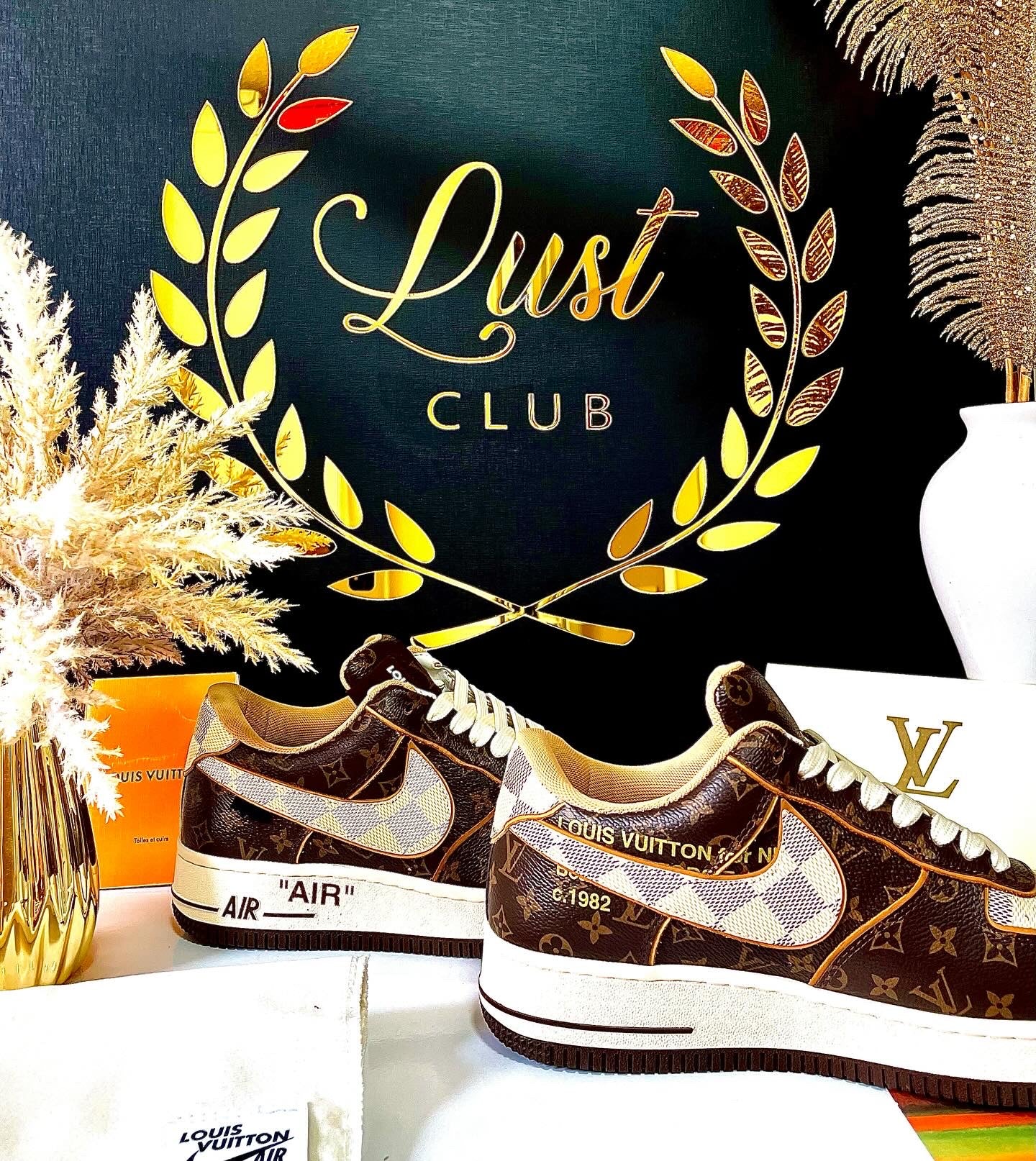 Air Force 1 Low Louis Vuitton Monogram Brown (PRONTA ENTREGA) Tamanho 37