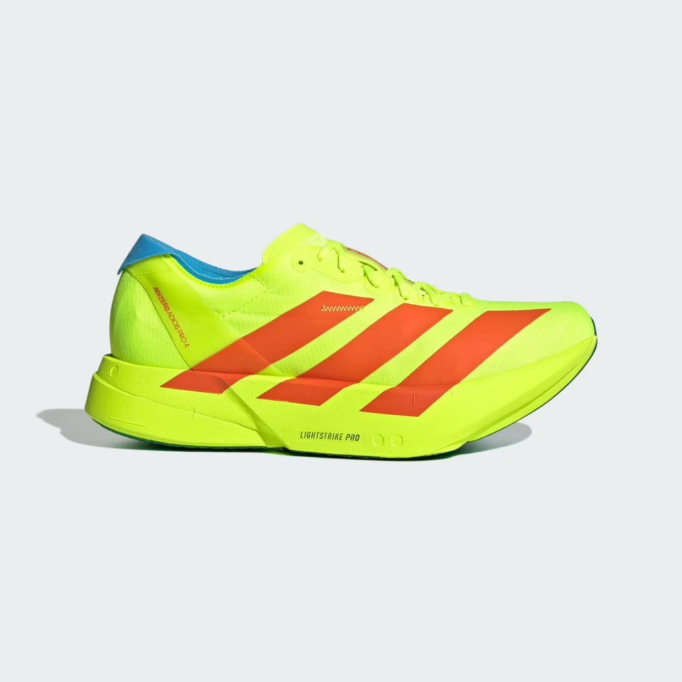Tênis Adidas ADIZERO ADIOS PRO 4 M Lucid Lemon / Semi Impact Orange / Cloud White