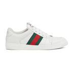 Gucci Screener White Leather Sneakers (Pronta Entrega) Tamanho 41