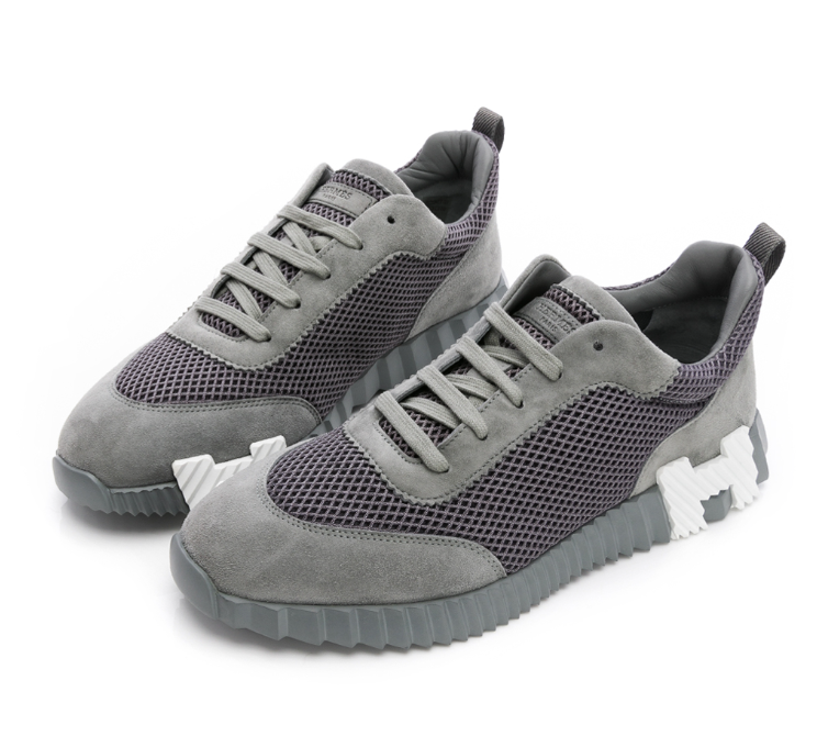 Tenis Hermès Grey Bouncing Furado (Pronta Entrega) Tamanho 41