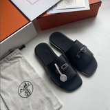 Hermes Gabriel Sandal Leather Black