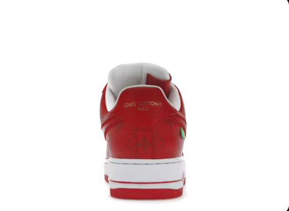 Nike Louis Vuitton x Air Force 1 Low Virgil Abloh Red