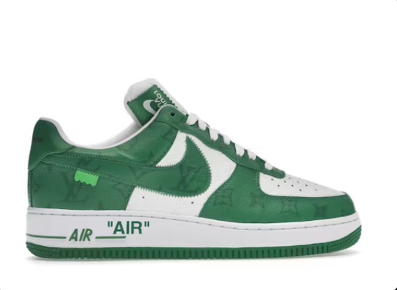 Louis Vuitton x Nike Air Force 1 Low By Virgil Abloh White Green