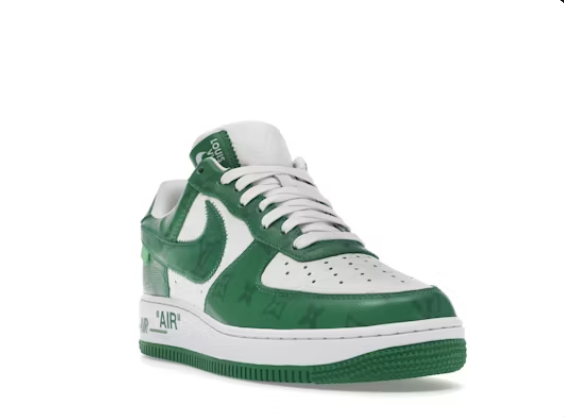 Louis Vuitton x Nike Air Force 1 Low By Virgil Abloh White Green