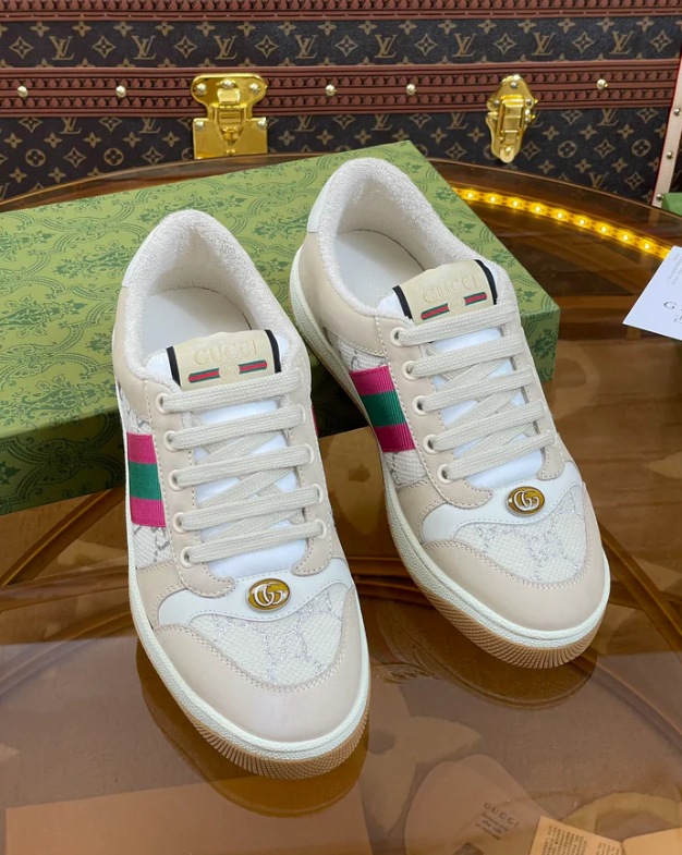 Gucci Screener White Pink